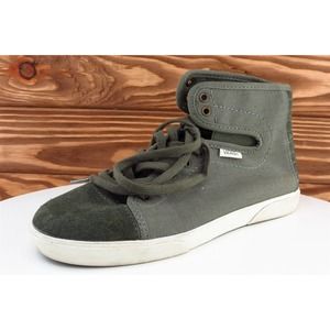 VANS Women Size 6 M Green‎ Skateboarding Fabric 1206